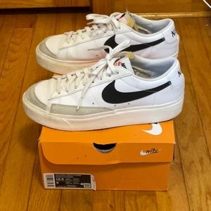 Nike Blazer Low Platforms.